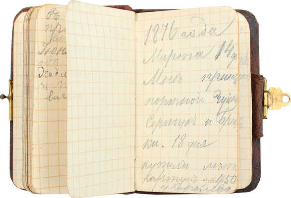 Миниатюрная записная книжка. [1870-е?].